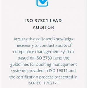 ISO 37301 Lead Auditor Training (Self-study)