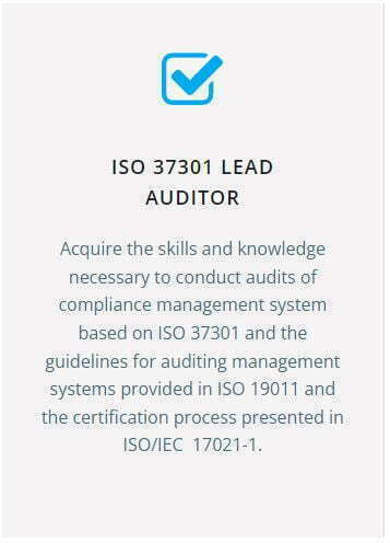 ISO 37301 Lead Auditor Training (Self-study) 1 ISO 37301 Lead Auditor Training (Self-study)