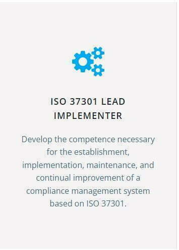 ISO 37301 Lead Implementer Training (Self-study) 1 ISO 37301 Lead Implementer Training (Self-study)