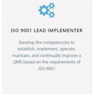 ISO 9001 Lead Implementer Training (Self-study)