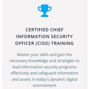 PECB Certified Chief Information Security Officer CISO training sign-up button image