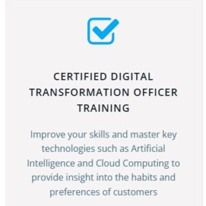 Certified Digital Transformation Officer training button sign up image