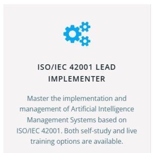 ISO 42001 Lead Implementer Training course sign-up button image