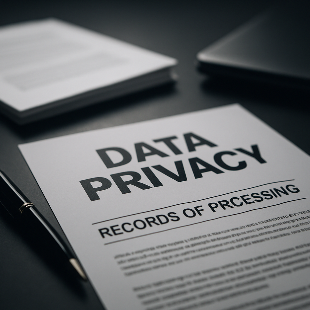 technical analysis data privacy records processing controls