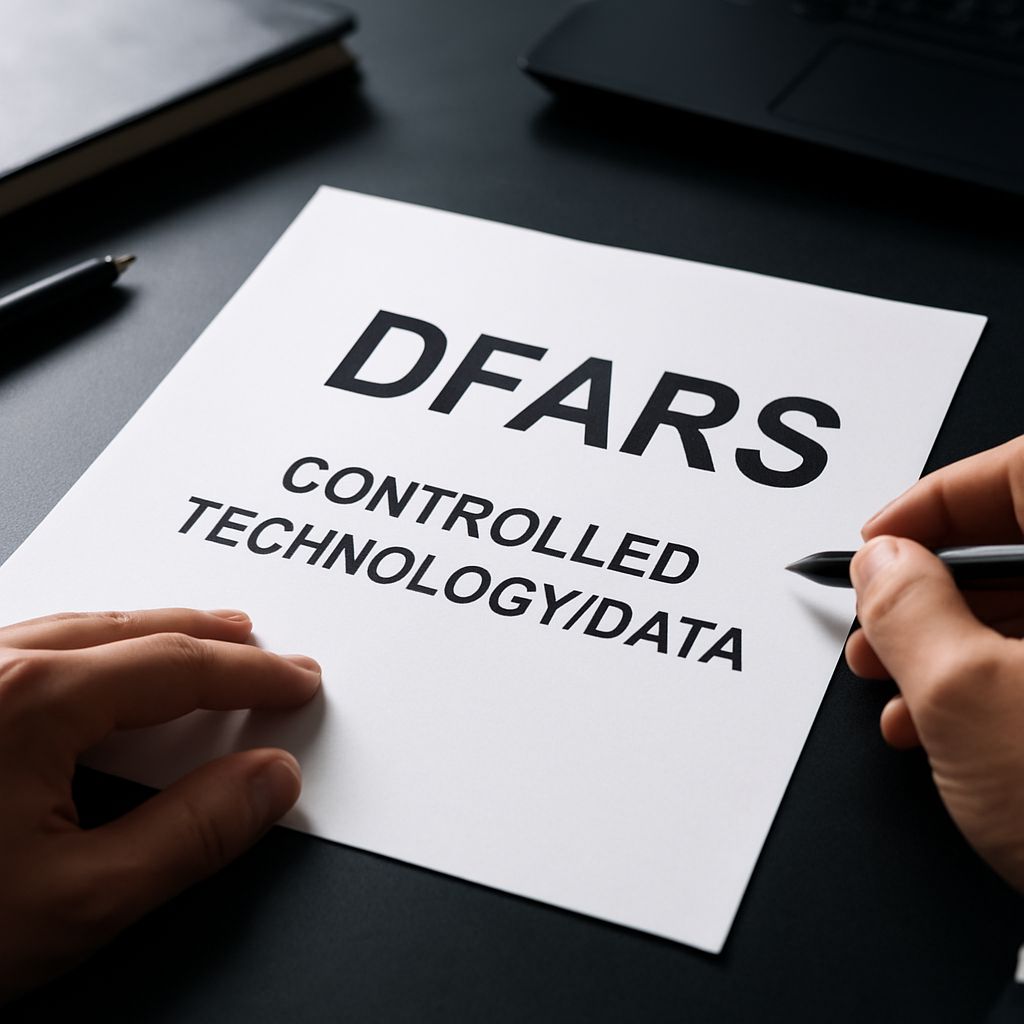 technical analysis dfars controls controlled technology