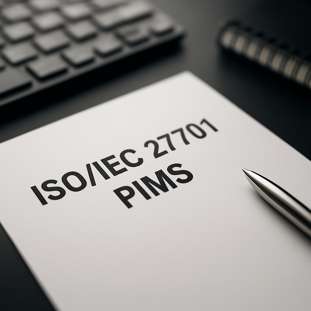 technical governance iso iec 27701 pims